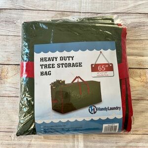 Heavy Duty 65” Christmas Tree Storage Bag – Durable Green Storage Case